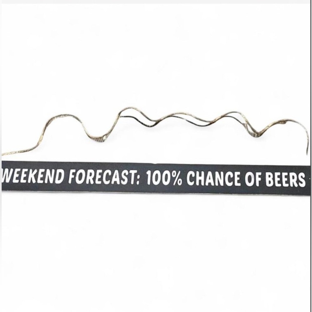 Weekend Forecast Wall Hanging, Table, or mantel sign